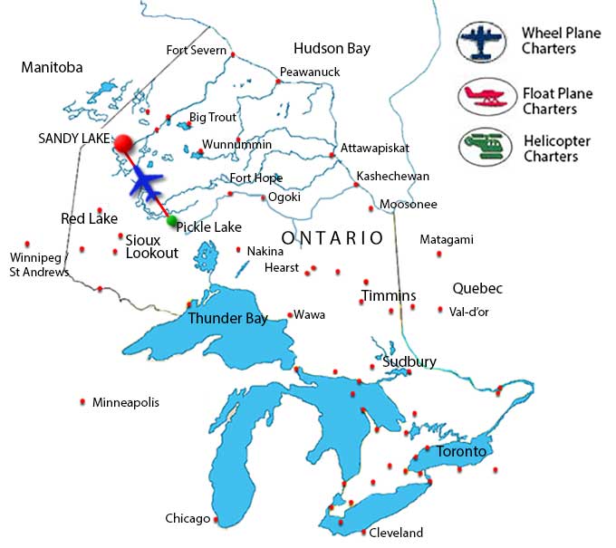 Webequie Helicopter Charter Flights